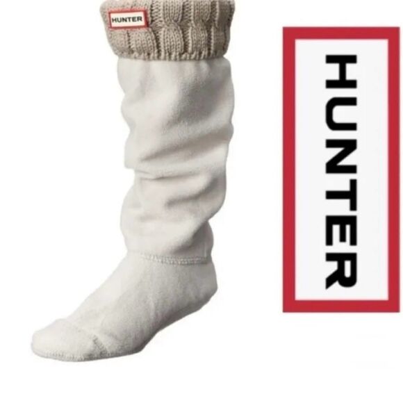 Womens Hunter Original Tall Knee High Boot Socks Gray Winter Medium 5-7 - Picture 1 of 8